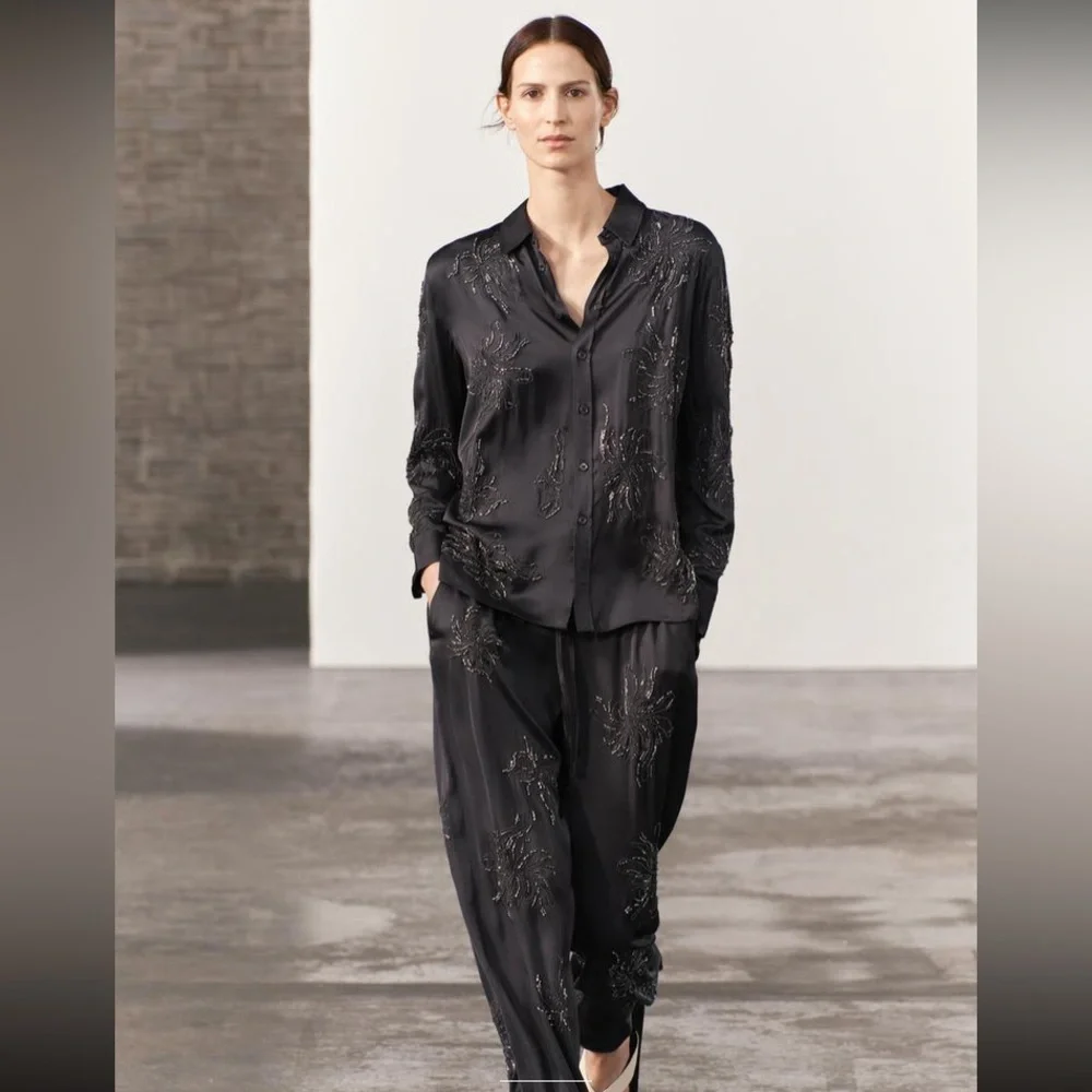 Zara Embellished pants - Picture 5 of 8